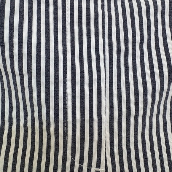Jones New York Navy and White Striped Garment - Picture 3 of 6